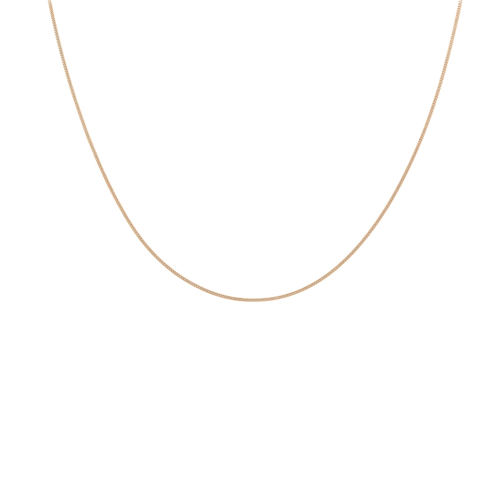 Goldsmiths 9ct Rose Gold 45cm (18) Curb Chain 0.6 Width 5.13.6564