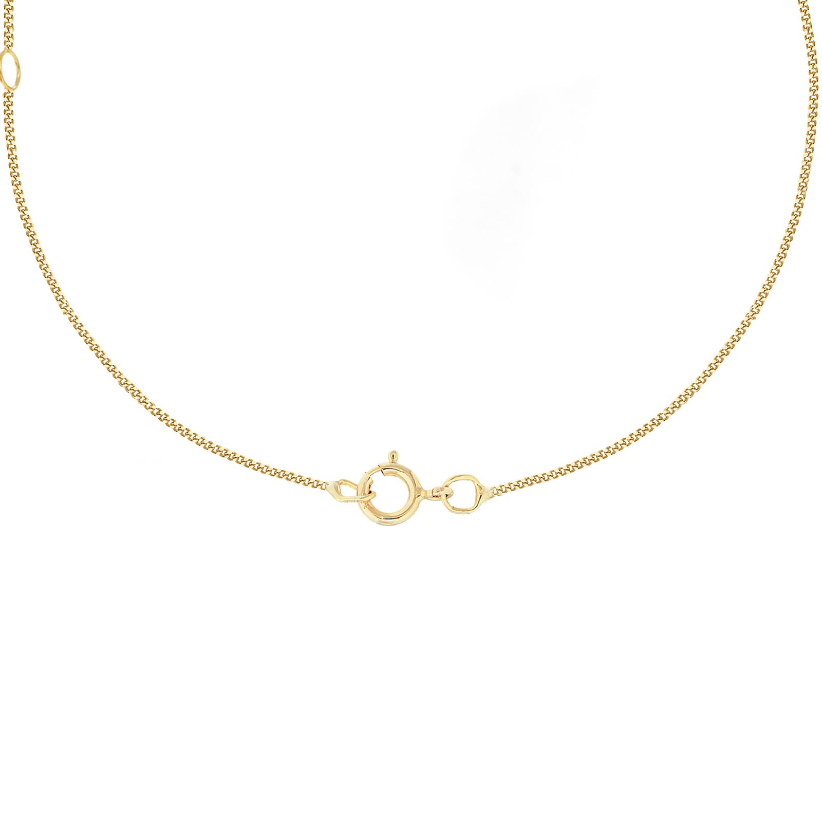 Goldsmiths 9ct Yellow Gold 0.8mm 16"/18" Curb Chain Goldsmiths 9ct Yellow Gold 0.8mm 16"/18" Curb Chain