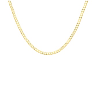 Goldsmiths 9ct Yellow Gold 5.1mm 20" Curb Chain