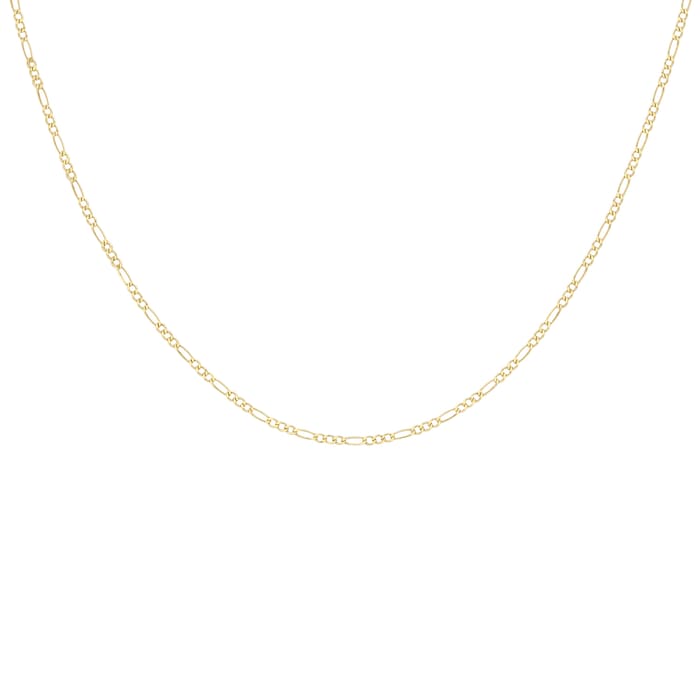 Goldsmiths 9ct Yellow Gold 50 Figaro Chain