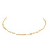 Goldsmiths 9ct Yellow Gold 2.70mm Twist Chain Necklace