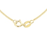 Goldsmiths 9ct Yellow Gold Small Floating Heart Pendant