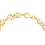 Goldsmiths 9ct Yellow Gold Celtic Bracelet