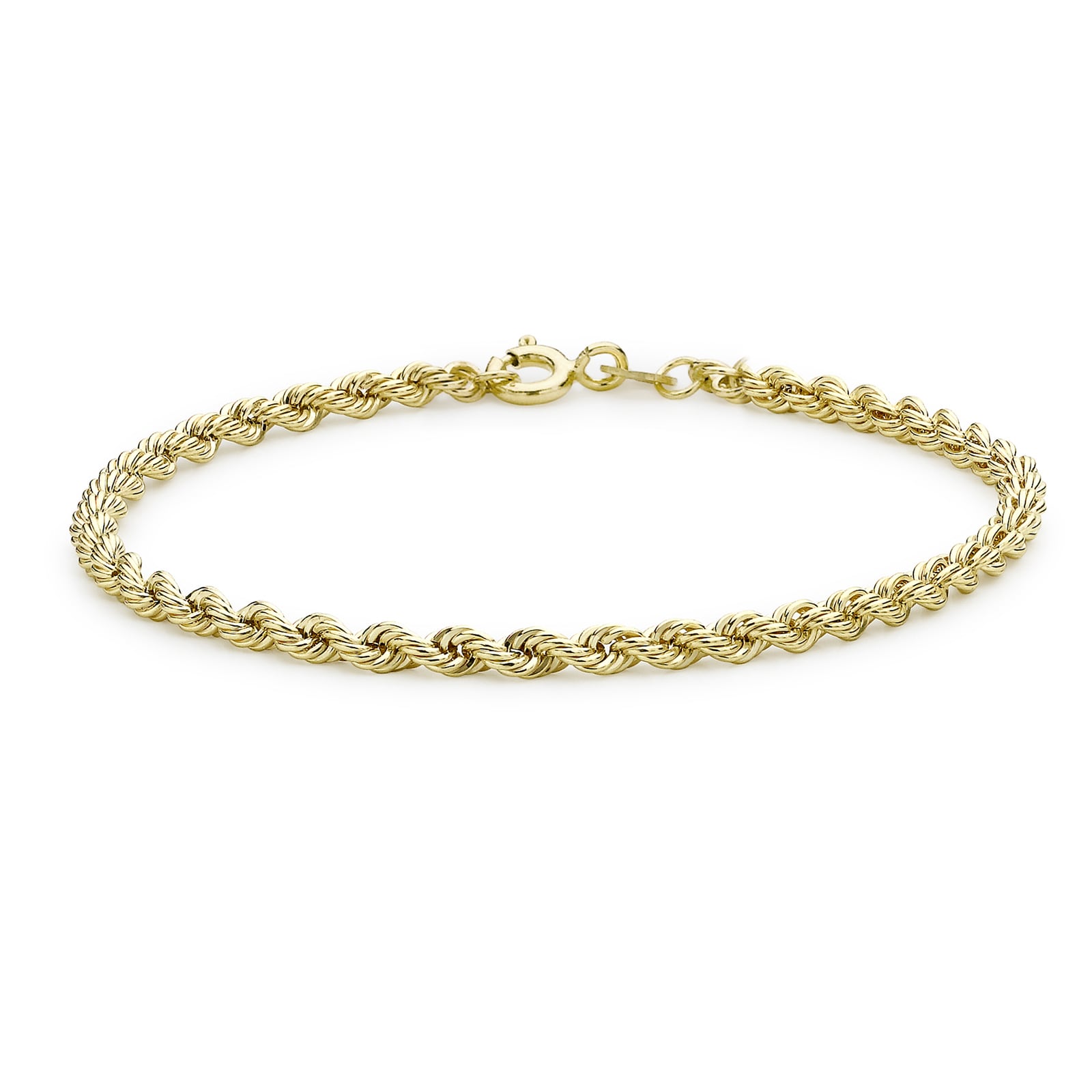 9ct Yellow and White Gold U Bracelet With Alternating Links  Womens from  Avanti of Ashbourne Ltd UK