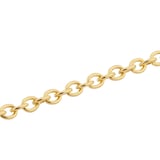 Goldsmiths 9ct Yellow Gold Oval Belcher T-Bar Bracelet