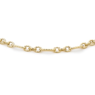 Goldsmiths 9ct Yellow Gold Figaro Bracelet