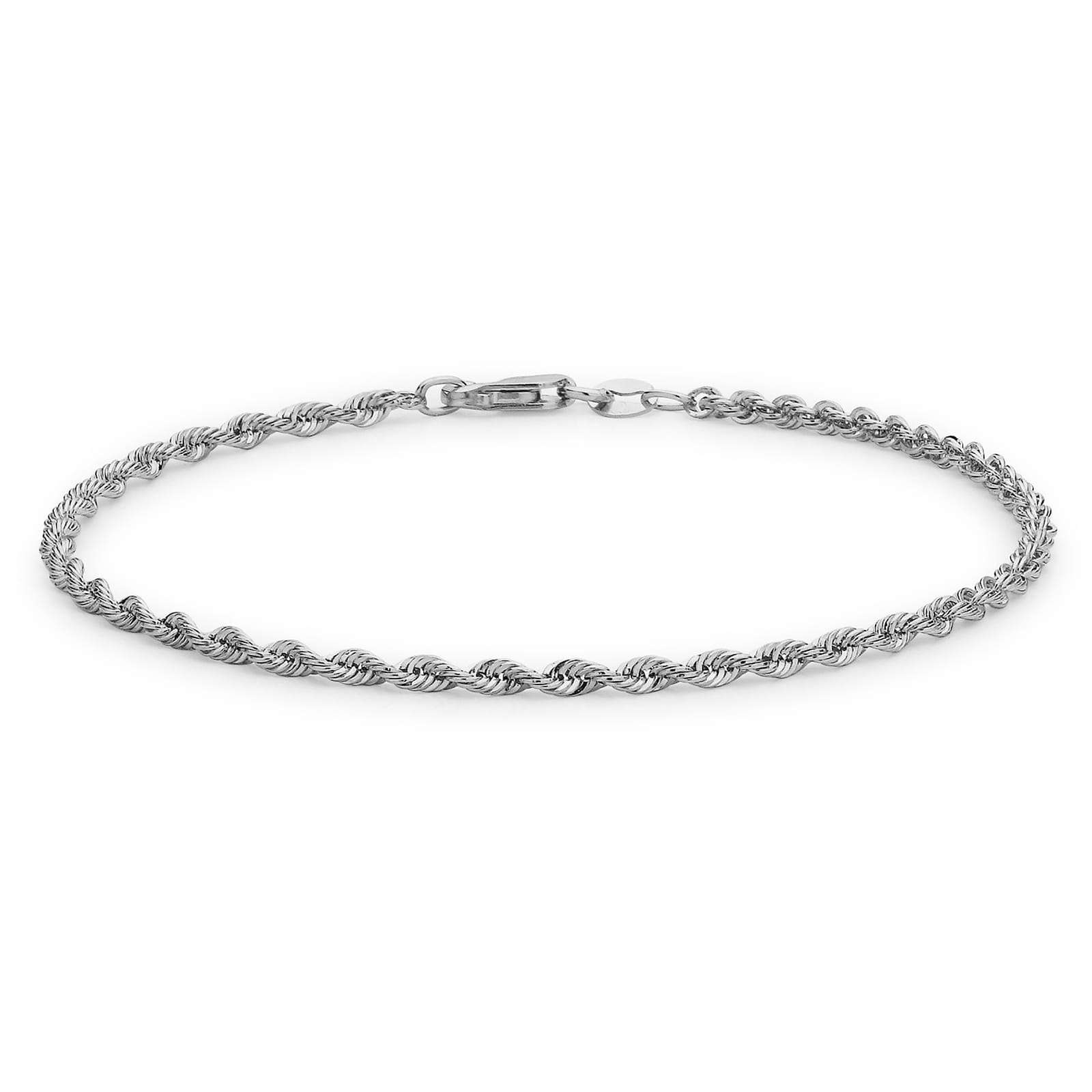 Best Luxury
9ct White Gold Hollow Rope Bracelet 7 Inch Best Luxury
9ct White Gold Hollow Rope Bracelet 7 Inch
