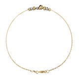 Goldsmiths 9ct Bicolour Gold Love Knot Bracelet