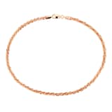 Goldsmiths 9ct Rose Gold Chain Link Bracelet