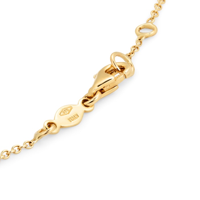 Goldsmiths 9ct Yellow & White Gold Linked Rings Bracelet