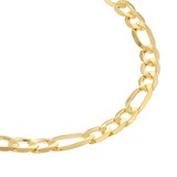 Mappin & Webb 14ct Yellow Gold 5.3mm Figaro Bracelet