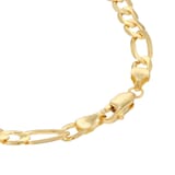Mappin & Webb 14ct Yellow Gold 5.3mm Figaro Bracelet