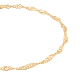 Goldsmiths 9ct Yellow Gold 2.70mm Twist Curb Bracelet