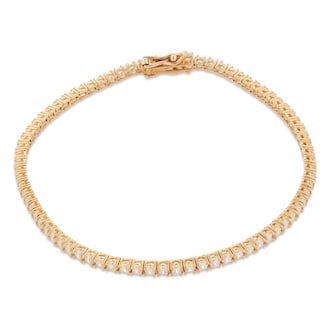 Best Luxury 
9ct Yellow Gold Cubic Zirconia Tennis Bracelet