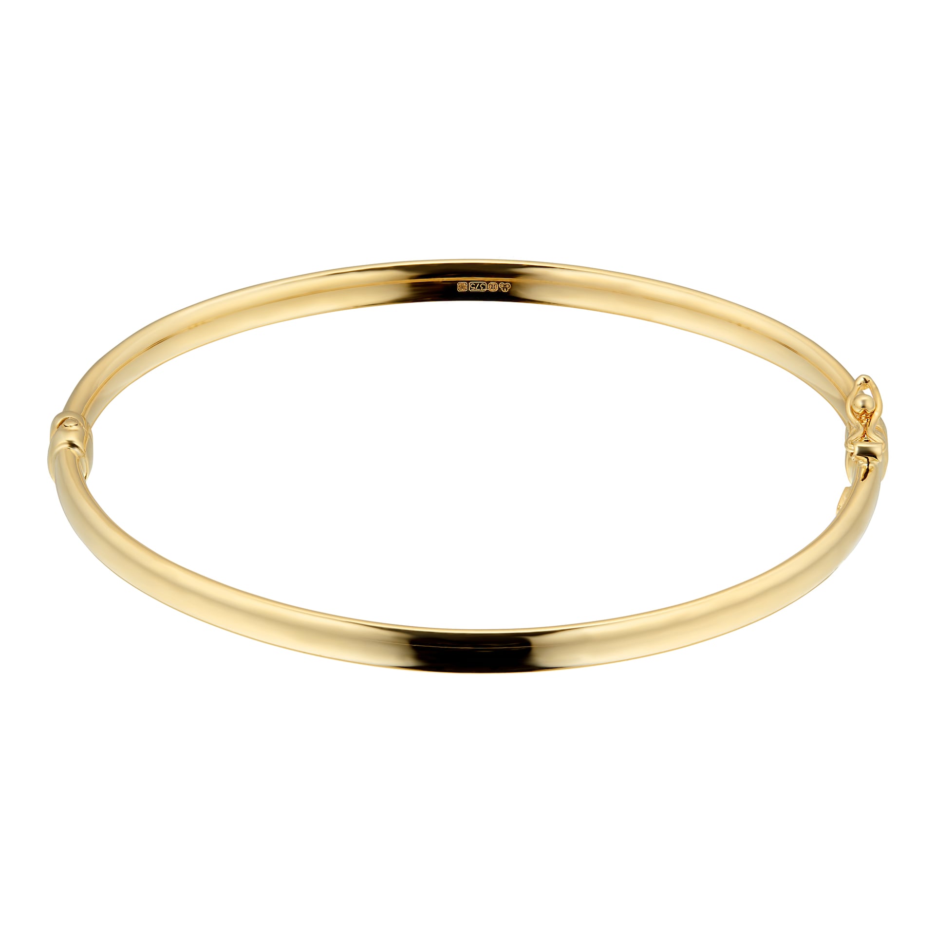 Goldsmiths 9ct Yellow Gold Hollow Rope Bracelet 1.22.0181