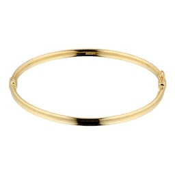 11070210 - 9ct Yellow Gold Hinged Bangle