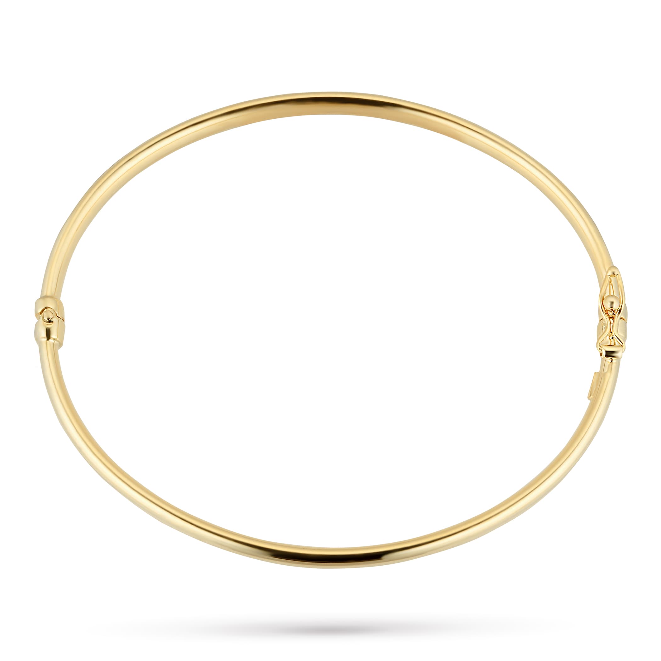 Goldsmiths 9ct Yellow Gold Hinged Bangle Goldsmiths 9ct Yellow Gold Hinged Bangle