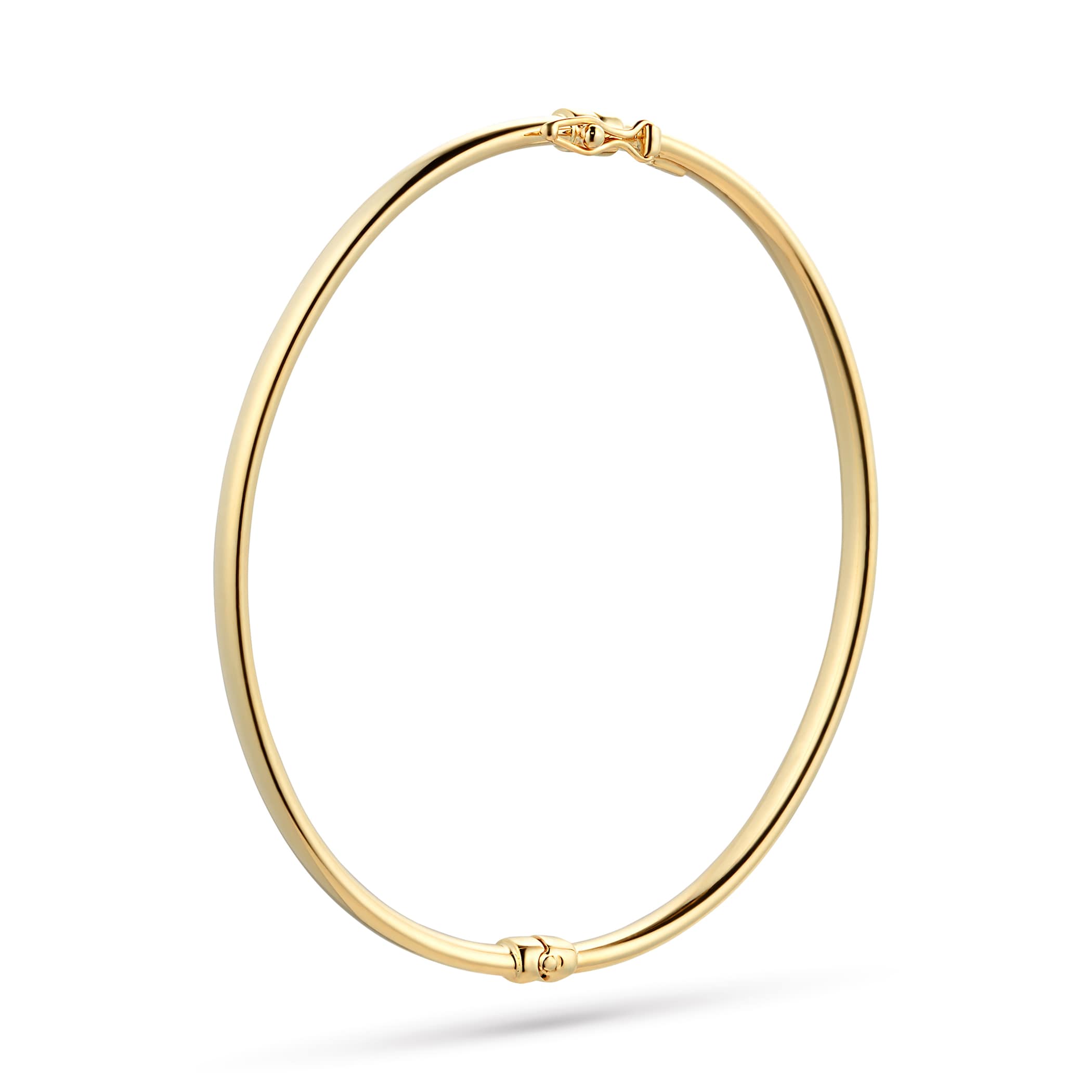 Goldsmiths 9ct Yellow Gold Hinged Bangle Goldsmiths 9ct Yellow Gold Hinged Bangle