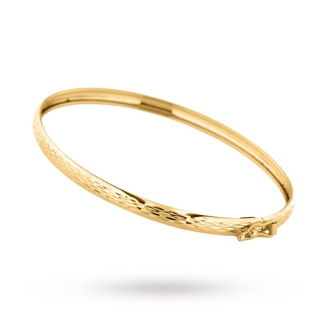 Goldsmiths 9ct Yellow Gold Bangle