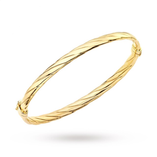 Goldsmiths 9ct Yellow Gold Bangle