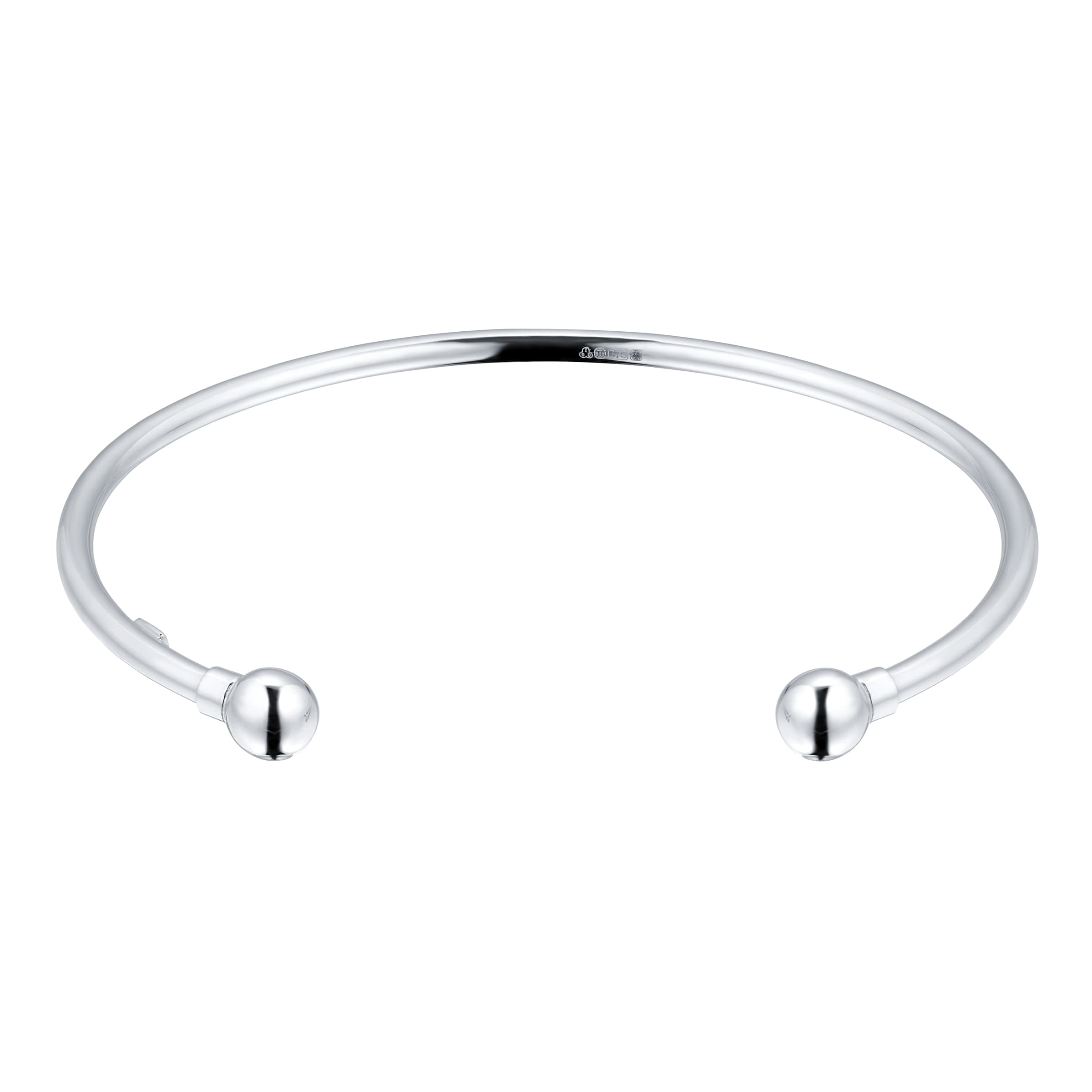 Mens white gold bracelets on sale uk