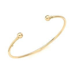 11070365 - 9ct Yellow Gold 2mm Torque Bangle