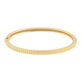 Goldsmiths 9ct Yellow Gold Ridge Bangle