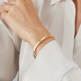 Goldsmiths 9ct Yellow Gold Ridge Bangle