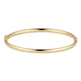Mappin & Webb 18ct Yellow Gold Plain Hinged Bangle
