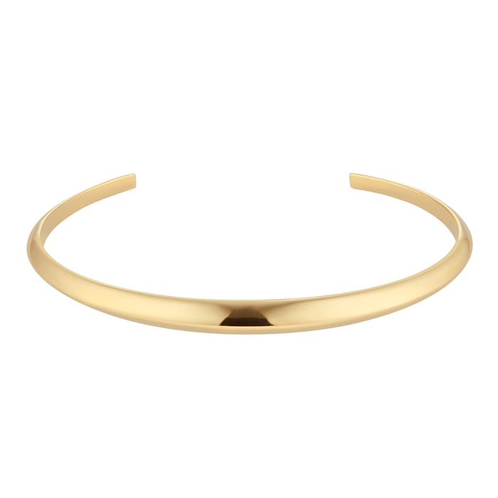 Mappin & Webb 18ct Yellow Gold Cuff Bangle