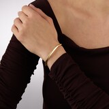 Mappin & Webb 18ct Yellow Gold Hollow Bangle