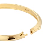 Mappin & Webb 18ct Yellow Gold Hollow Bangle