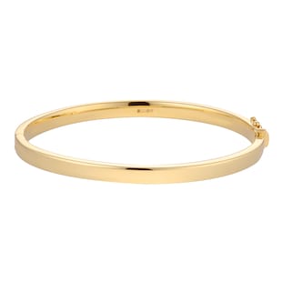 Mappin & Webb 18ct Yellow Gold Hinge Bangle