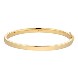 11070389 - 18ct Yellow Gold Hinge Bangle