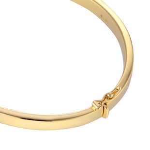 Mappin & Webb 18ct Yellow Gold Hinge Bangle