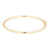 Best Luxury 
9ct Yellow Gold Round Tube Bangle