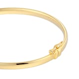 Goldsmiths 9ct Yellow Gold 3mm Round Tube Bangle