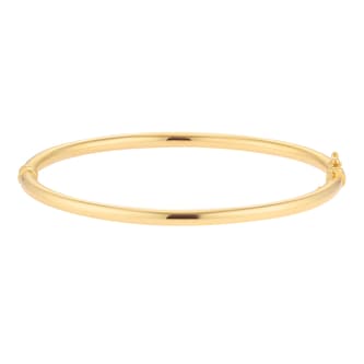 Mappin & Webb 18ct Yellow Gold Hinge Bangle