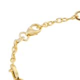 Goldsmiths 9ct Yellow Gold Paperlink Station Bracelet