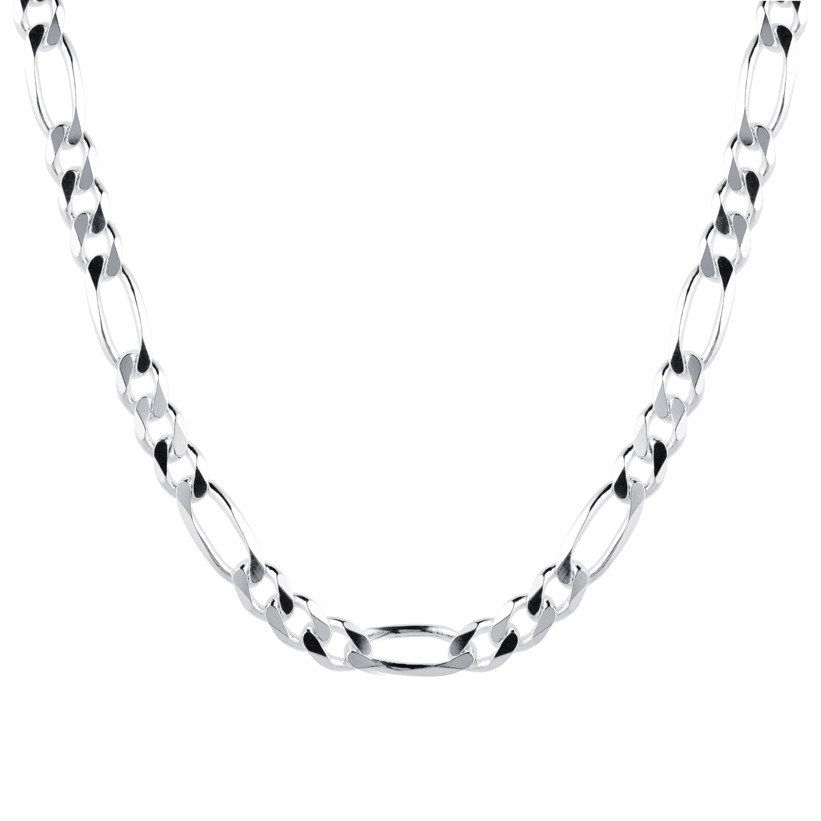 Sterling Silver Mens 20 Inch 180 Figaro Chain