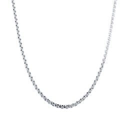 11130023 - Silver Mens Box Belcher Necklace