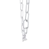 Goldsmiths Silver Rectangular Twist Chunky Chain