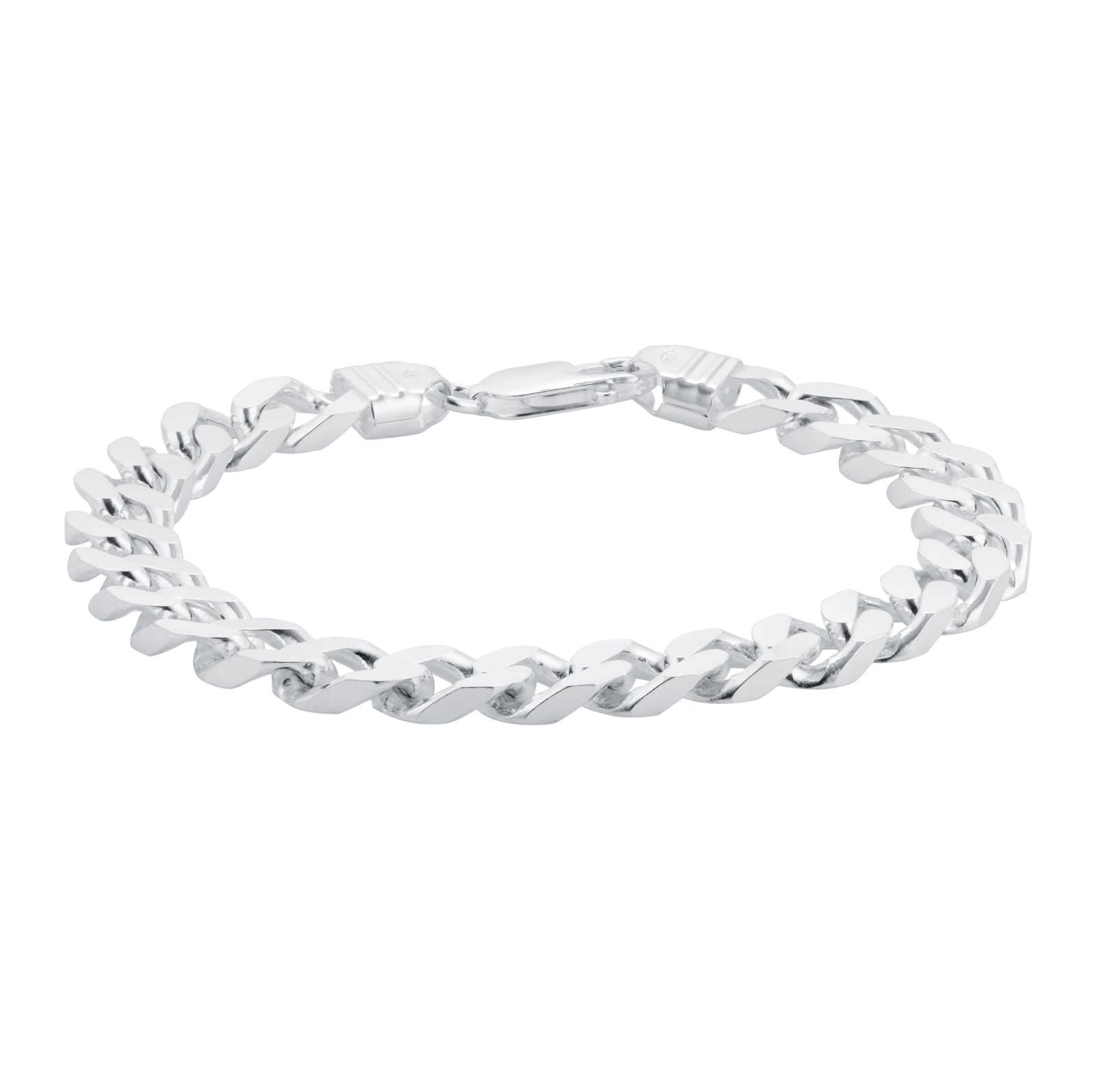 Goldsmiths Sterling Silver 8mm Curb Chain