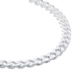 Goldsmiths Sterling Silver 8mm Curb Chain