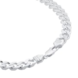 Goldsmiths Sterling Silver 8mm Curb Chain
