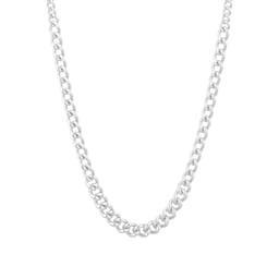11130034 - Sterling Silver Graduated Curb Chain