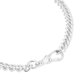 Goldsmiths Sterling Silver Graduated Curb Chain