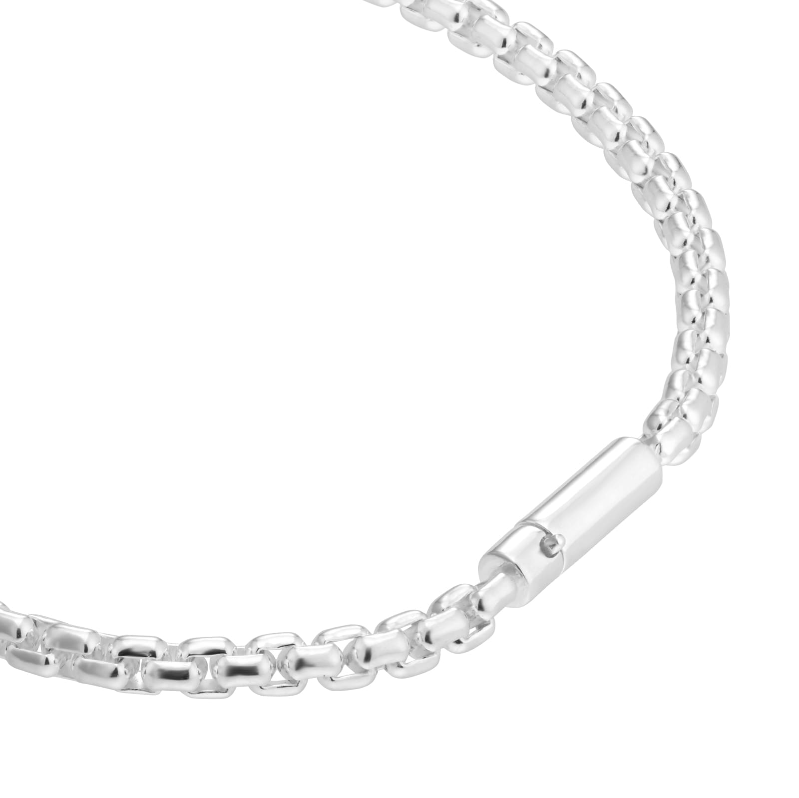 Goldsmiths Sterling Silver Mens Micro ID Chain Goldsmiths Sterling Silver Mens Micro ID Chain