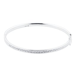 11170060 - Silver Cubic Zirconia Bangle