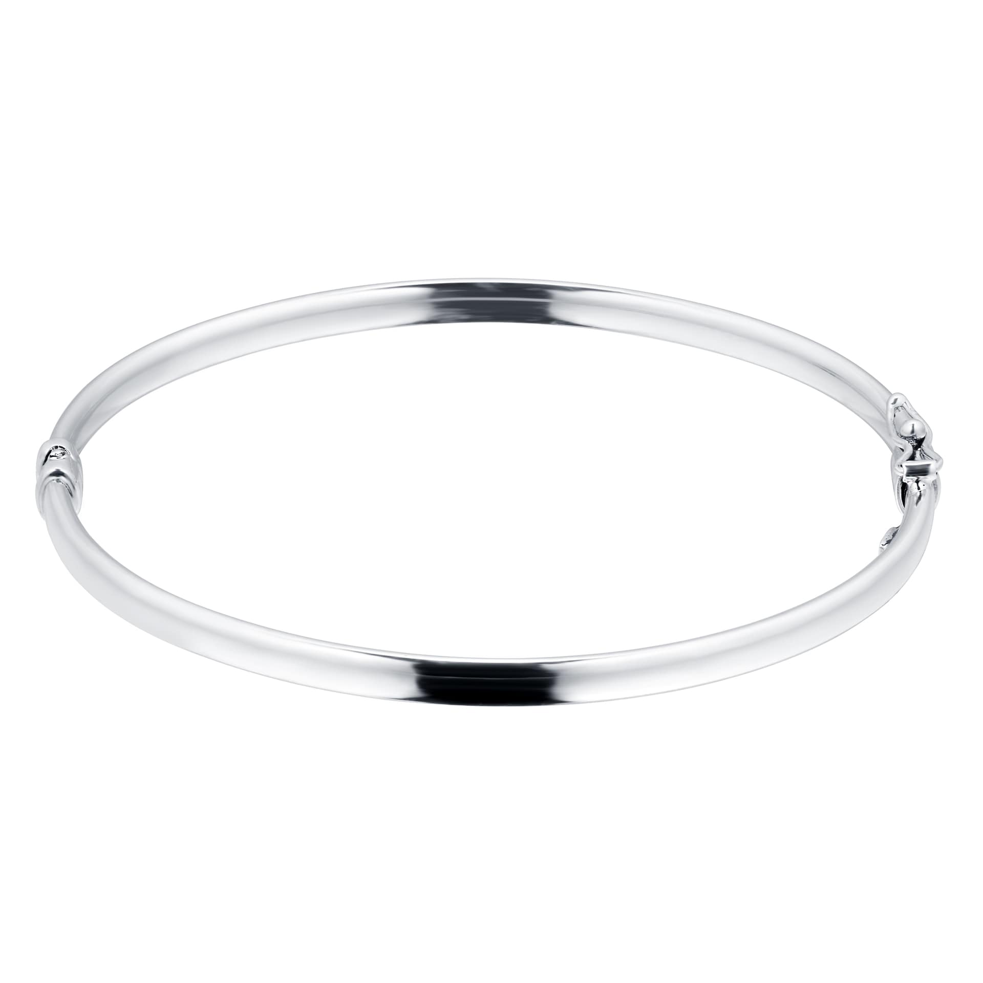Goldsmiths Silver Plain Bangle